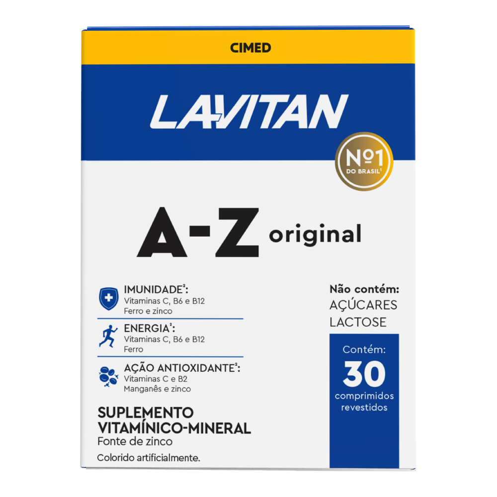 BRINDE - Lavitan A-Z Original com 30 Comprimidos