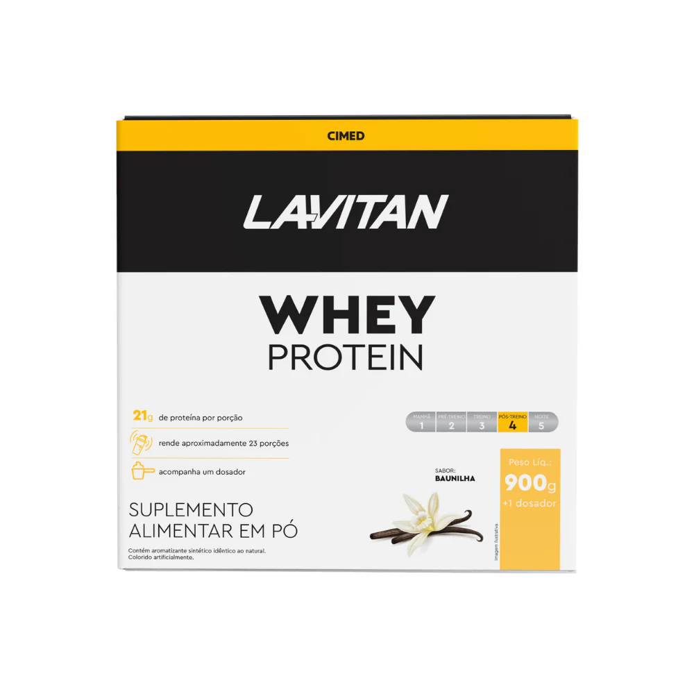 Lavitan Whey Protein Sabor Baunilha