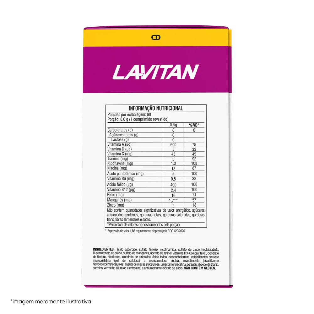 Lavitan A-Z Mulher 90 Comprimidos