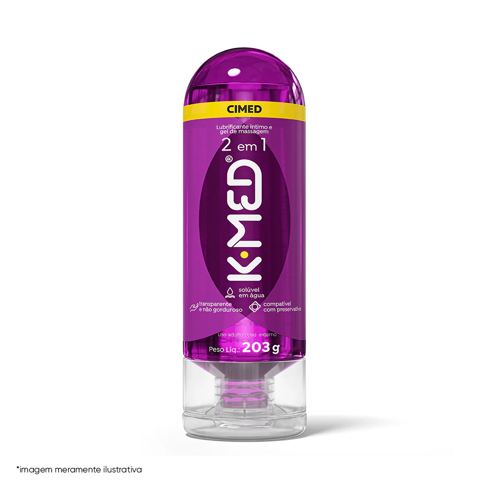 K-Med 2 em 1 Gel lubrificante Íntimo 203g