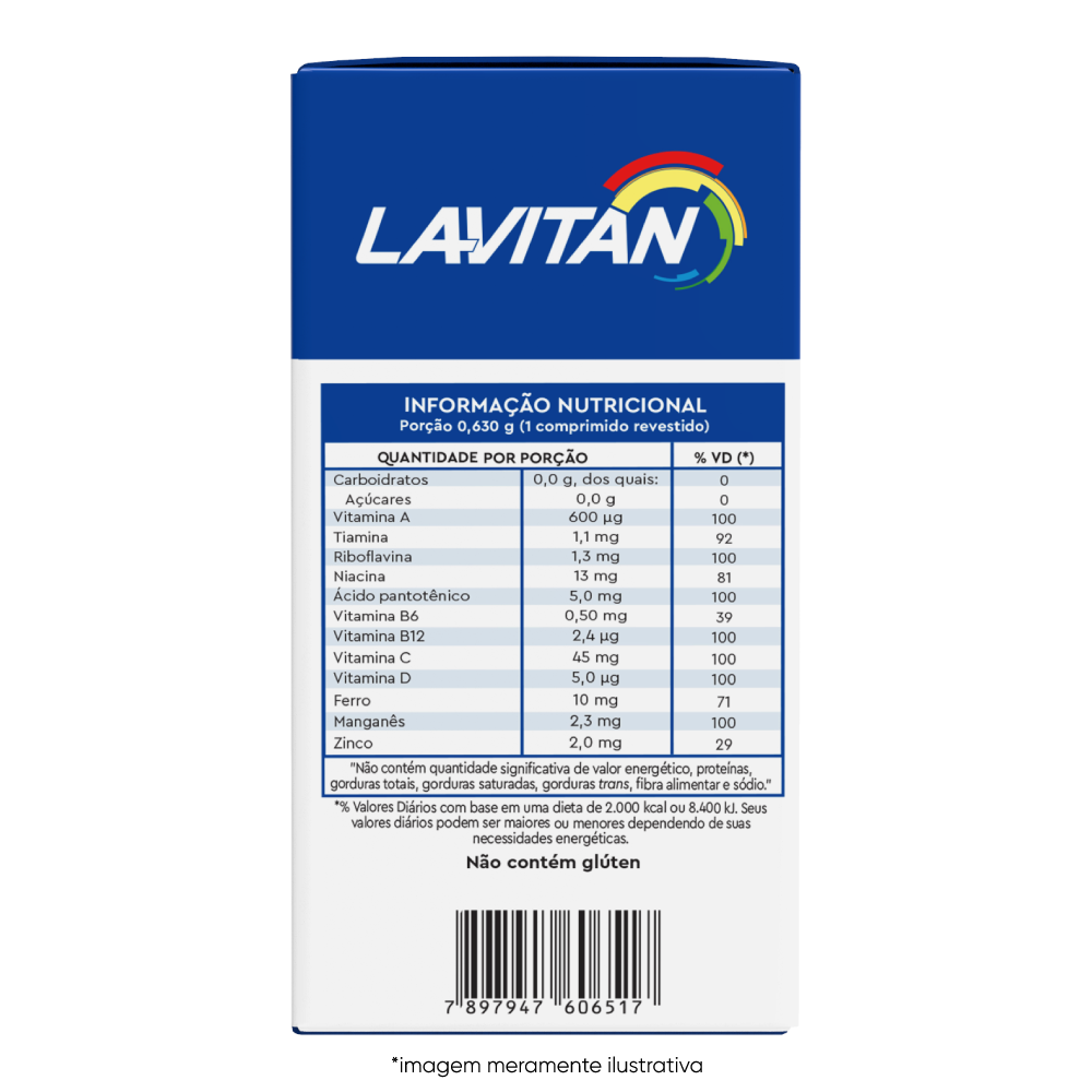 Lavitan A-Z Original com 60 Comprimidos