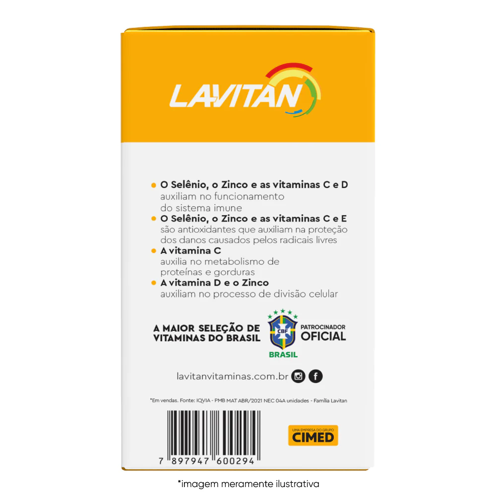 Lavitan Vitaminas CDZSE Mais Imunidade